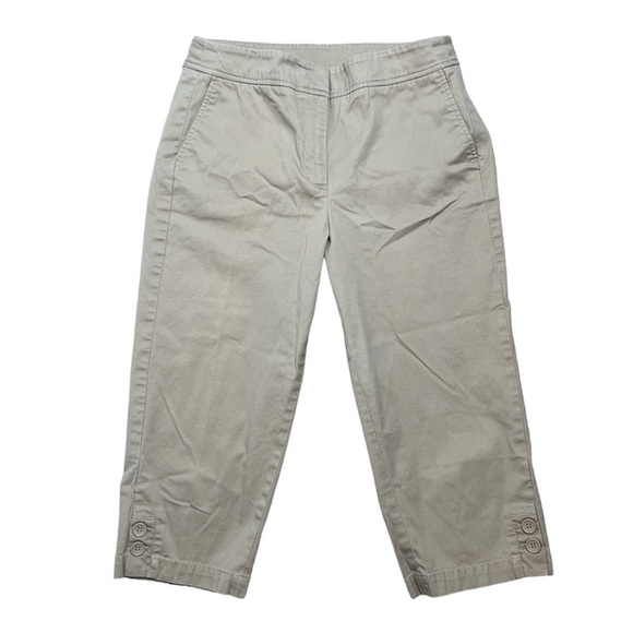 Talbots Tan Pedal Pusher Pants - Picture 1 of 7